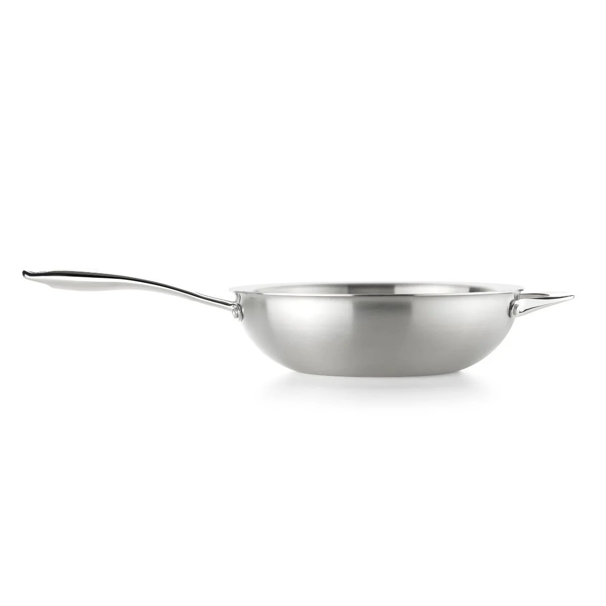Wok de acero inoxidable triply sin antiadherente Planet Inox - Image 6